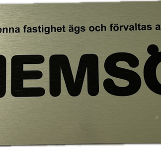 Fasadskylt 2025