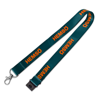 Logoband blå